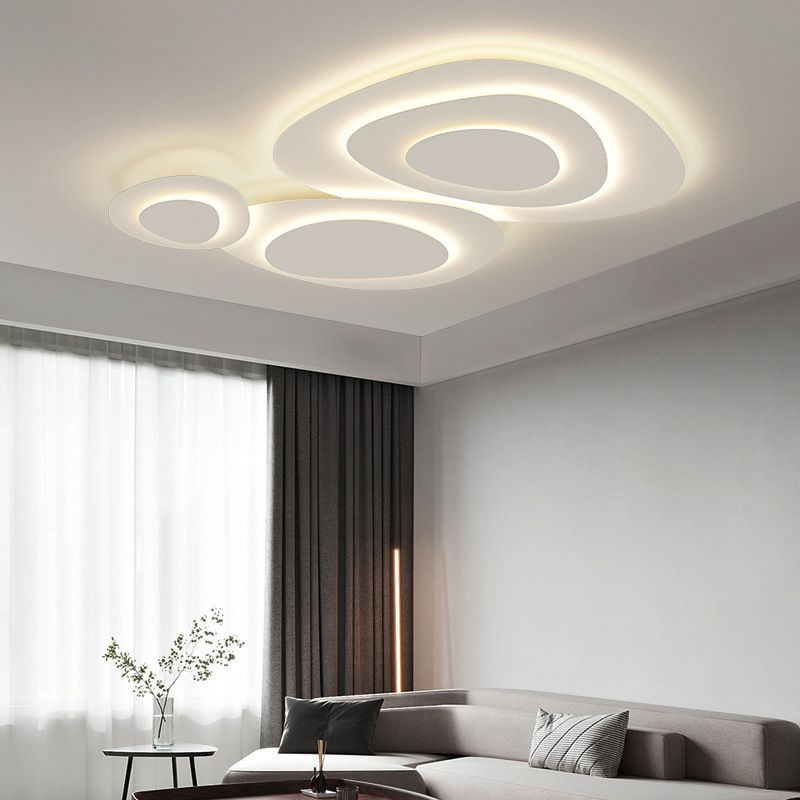 Cloud Ceiling Light White LED Dimmable Modern Design