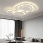 Cloud Ceiling Light White LED Dimmable Modern Design