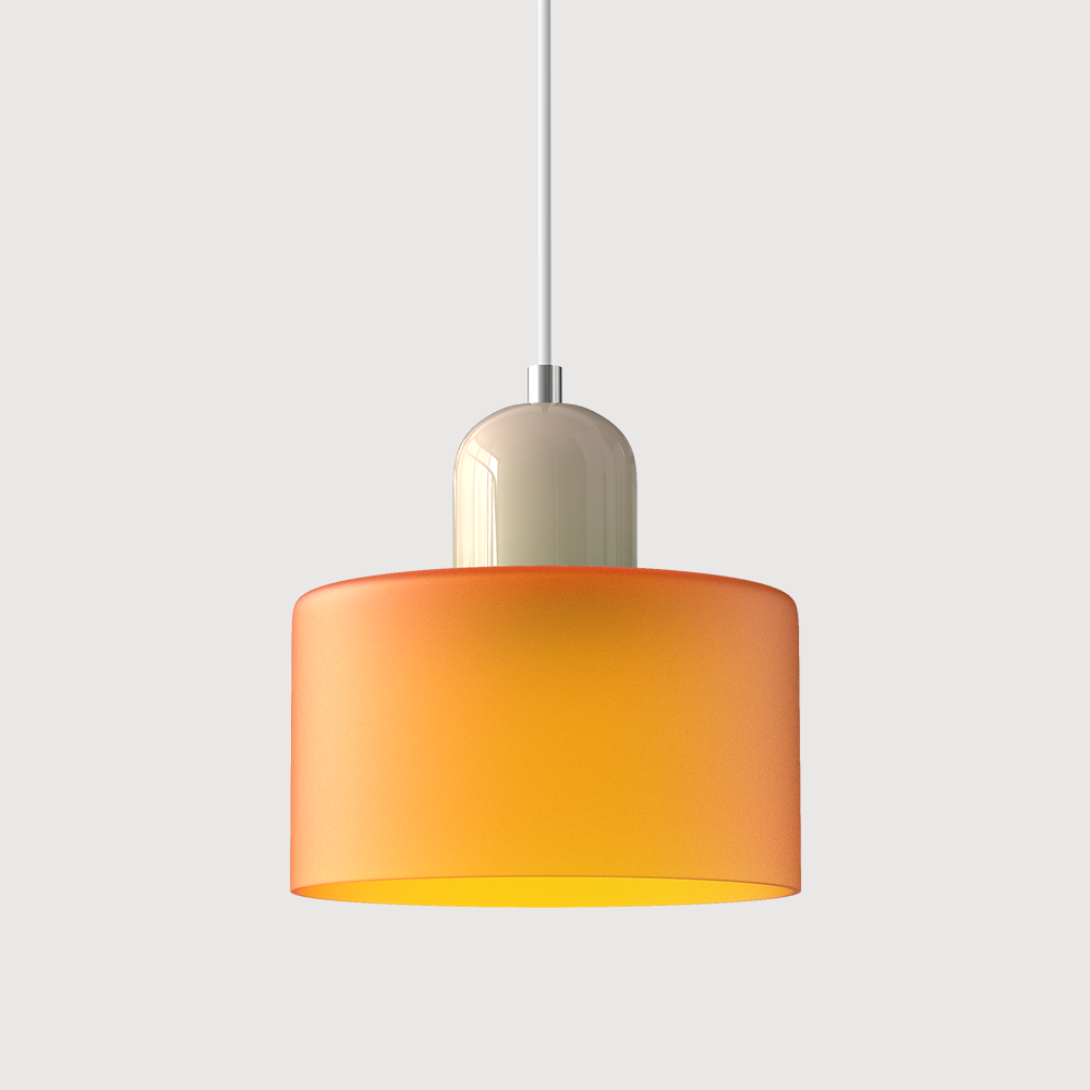 Pendant Light Bauhaus Style Colored Glass E27 LED