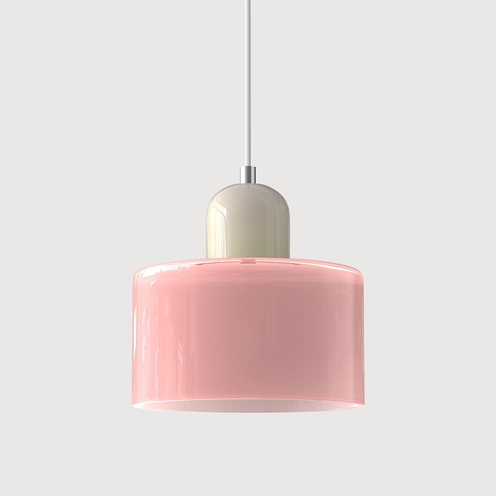 Pendant Light Bauhaus Style Colored Glass E27 LED