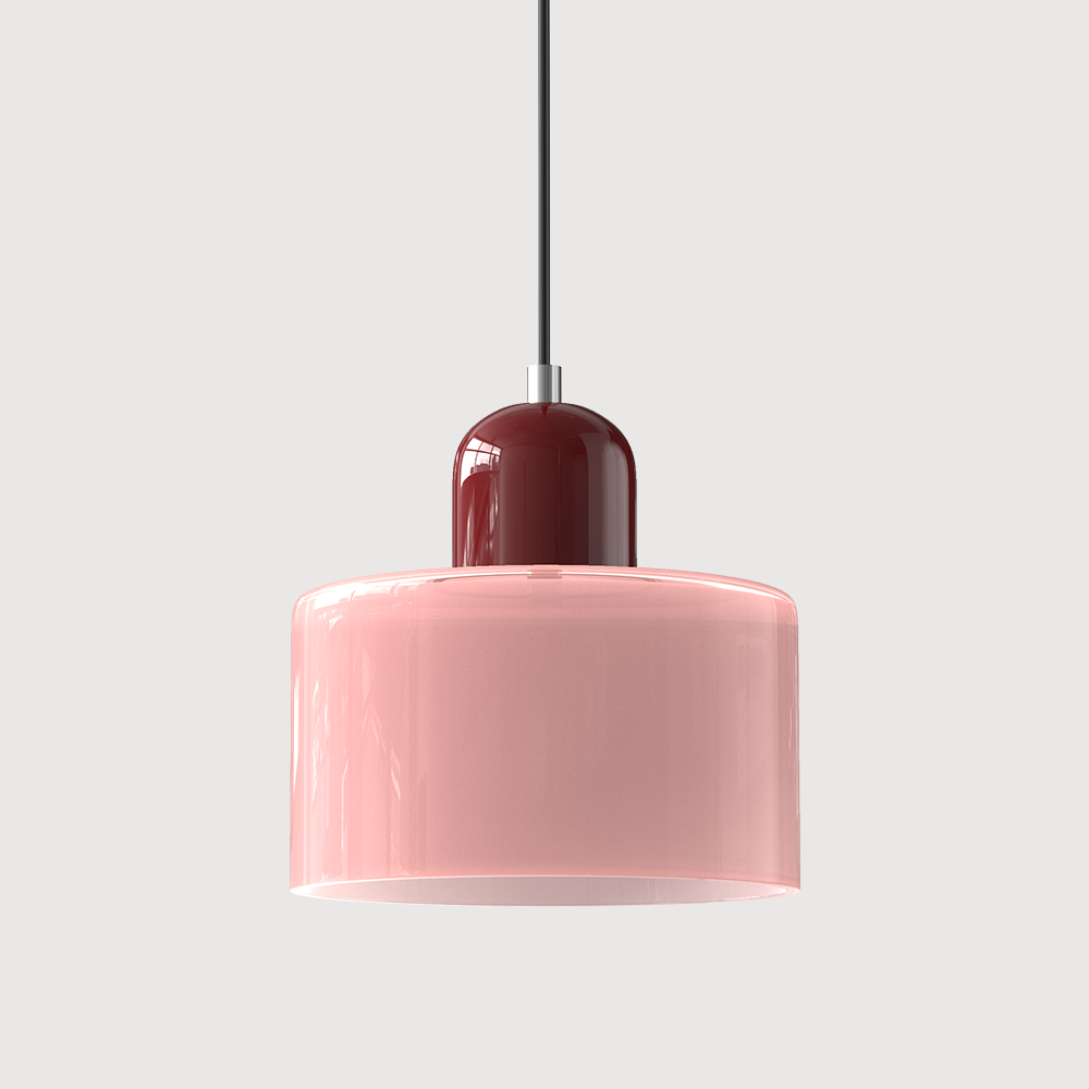 Pendant Light Bauhaus Style Colored Glass E27 LED