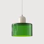 Pendant Light Bauhaus Style Colored Glass E27 LED