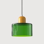 Pendant Light Bauhaus Style Colored Glass E27 LED