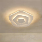 Flush Mount Light Nordic Round Dimmable LED Ceiling Lamp