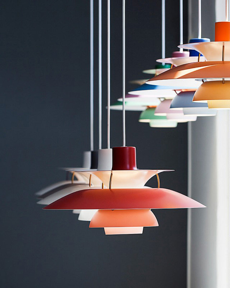 Pendant Light Colorful Metal Dining Room Kitchen Fixture