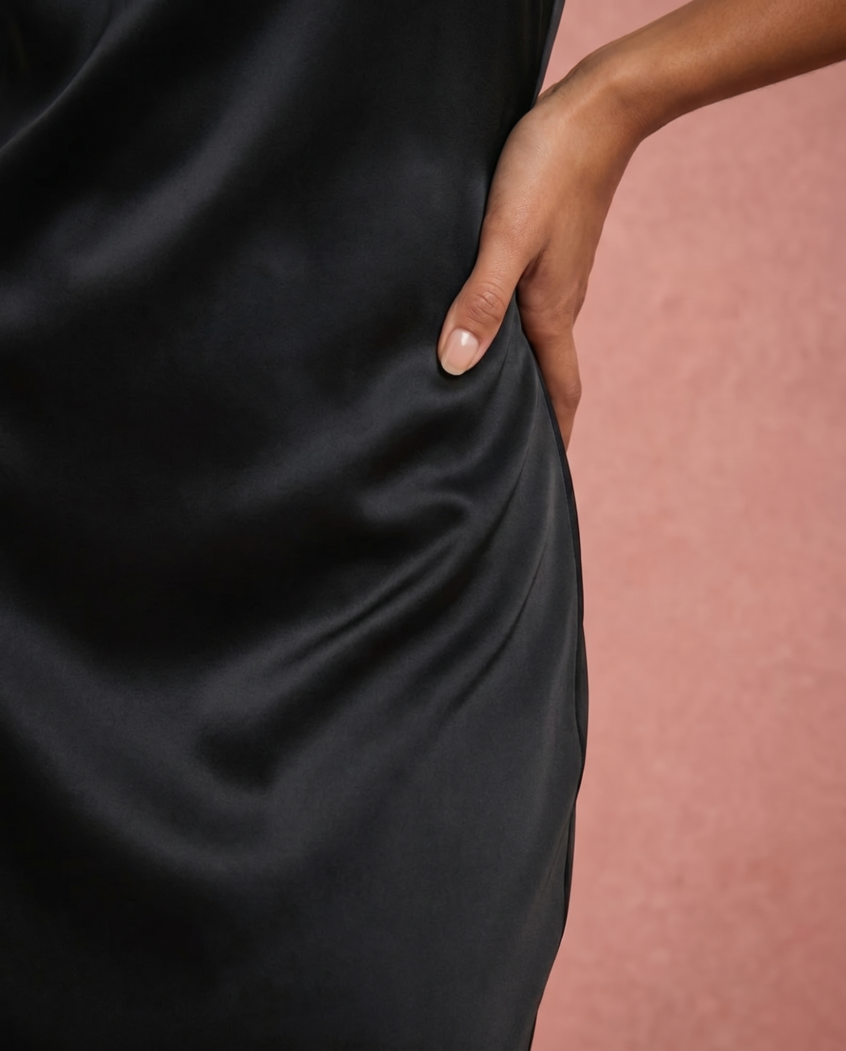 Satin Halter Neck Bodycon Maxi Dress