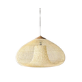 Pendant Light Rattan Woven Dome Shade E26/E27