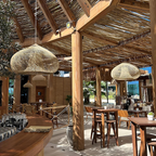 Pendant Light Rattan Woven Dome Shade E26/E27