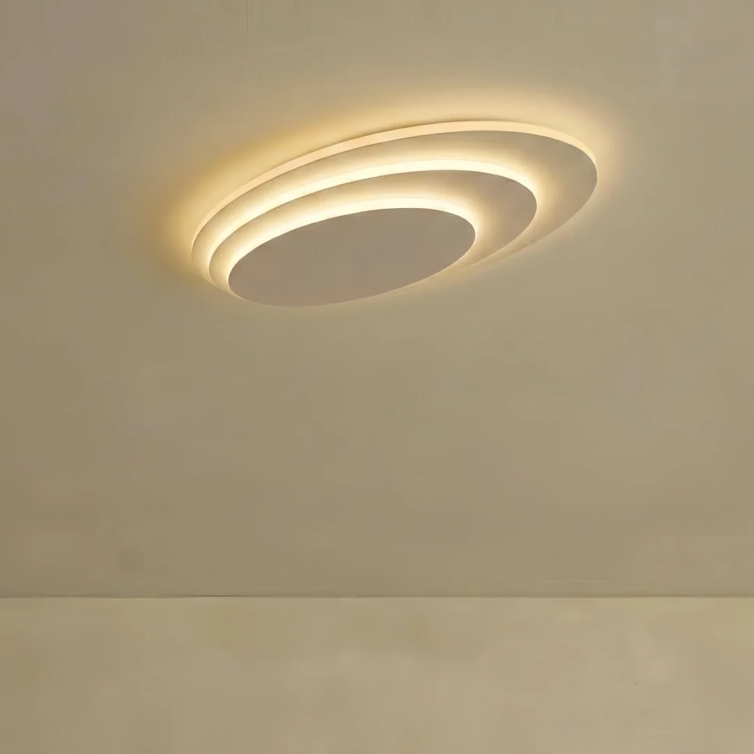 Flush Mount Light Nordic Round Dimmable LED Ceiling Lamp
