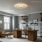 Flush Mount Light Nordic Round Dimmable LED Ceiling Lamp