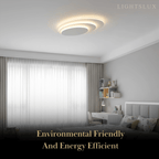 Flush Mount Light Nordic Round Dimmable LED Ceiling Lamp