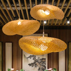Bamboo Chandelier Handcrafted Woven Pendant Light