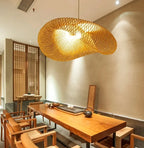 Bamboo Chandelier Handcrafted Woven Pendant Light