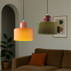 Pendant Light Bauhaus Style Colored Glass E27 LED