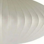 Pendant Light Japandi Silk-Inspired Shade White