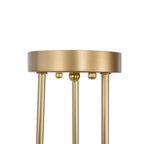 Sputnik Chandelier Modern Brass Semi Flush Mount 6-Light