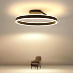 Ceiling Light Modern LED Flush Mount Black White Dimmable