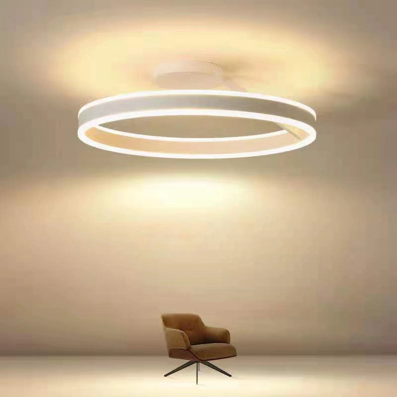Ceiling Light Modern LED Flush Mount Black White Dimmable