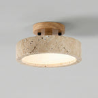 Ceiling Light Travertine Modern Warm White Glow