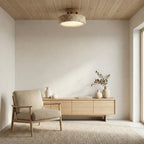 Ceiling Light Travertine Modern Warm White Glow
