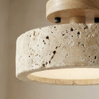 Ceiling Light Travertine Modern Warm White Glow