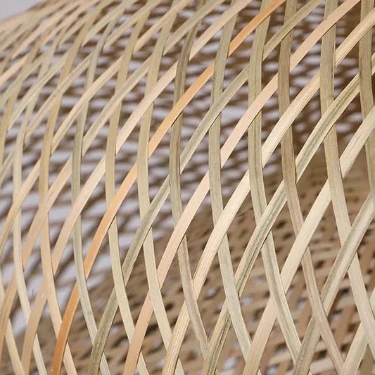 Bamboo Chandelier Handcrafted Woven Pendant Light