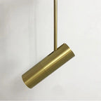 Cylindrical Pendant Light Adjustable Cord Modern Bedroom