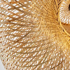Bamboo Chandelier Handcrafted Woven Pendant Light