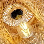 Bamboo Chandelier Handcrafted Woven Pendant Light