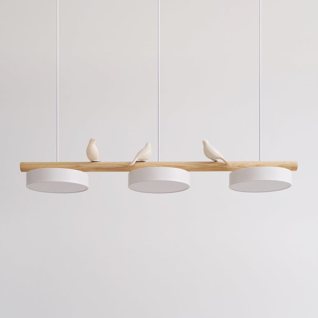 Pendant Light Bird Motif Integrated LED Dimmable