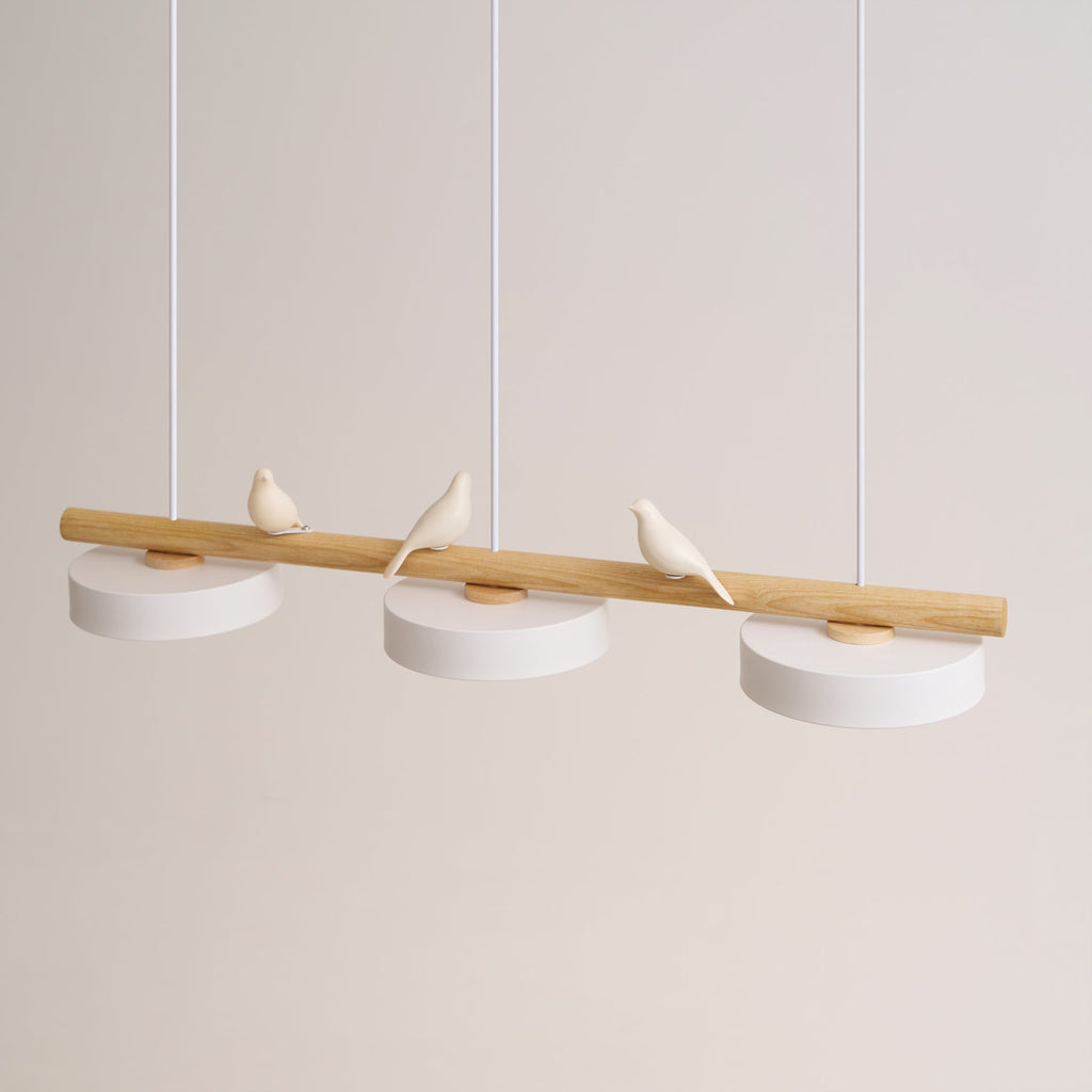 Pendant Light Bird Motif Integrated LED Dimmable