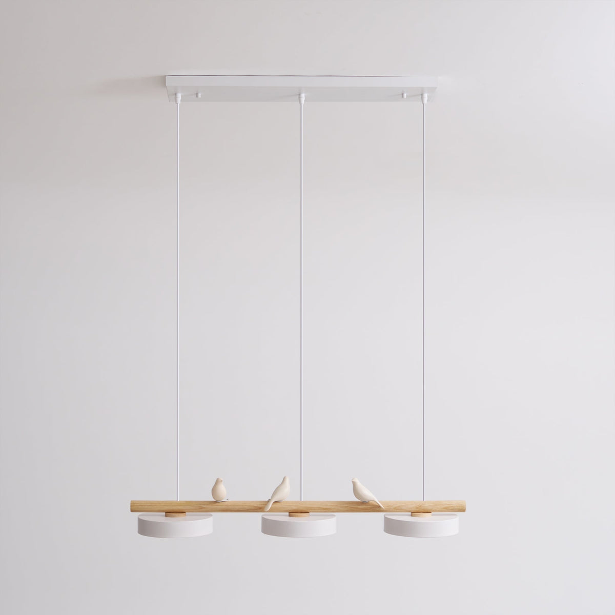 Pendant Light Bird Motif Integrated LED Dimmable