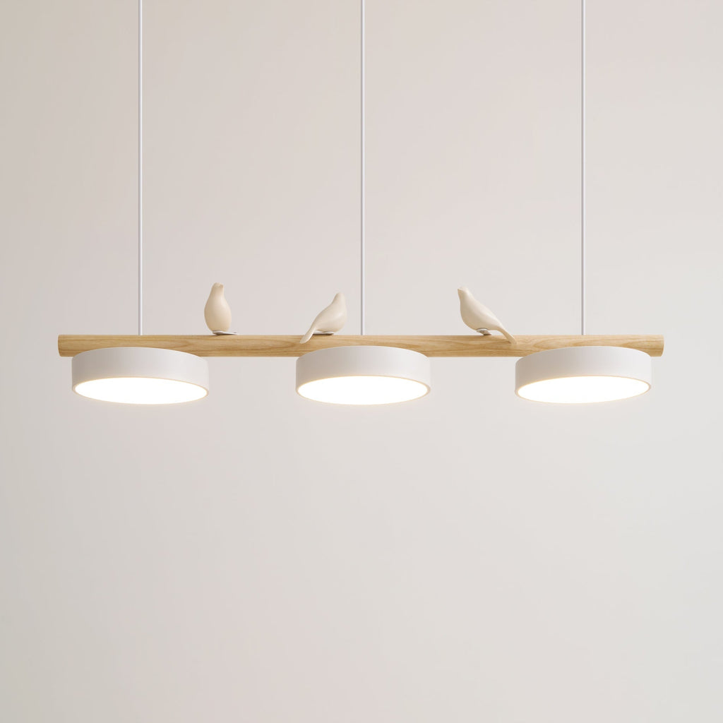 Pendant Light Bird Motif Integrated LED Dimmable