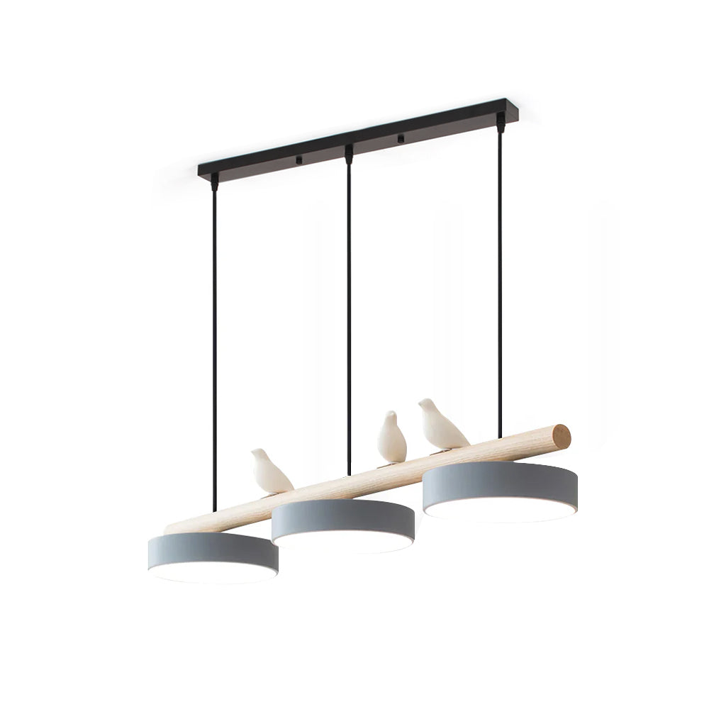 Pendant Light Bird Motif Integrated LED Dimmable