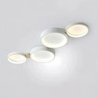 Flush Mount Ceiling Light Nordic Wood Ring Design Dimmable