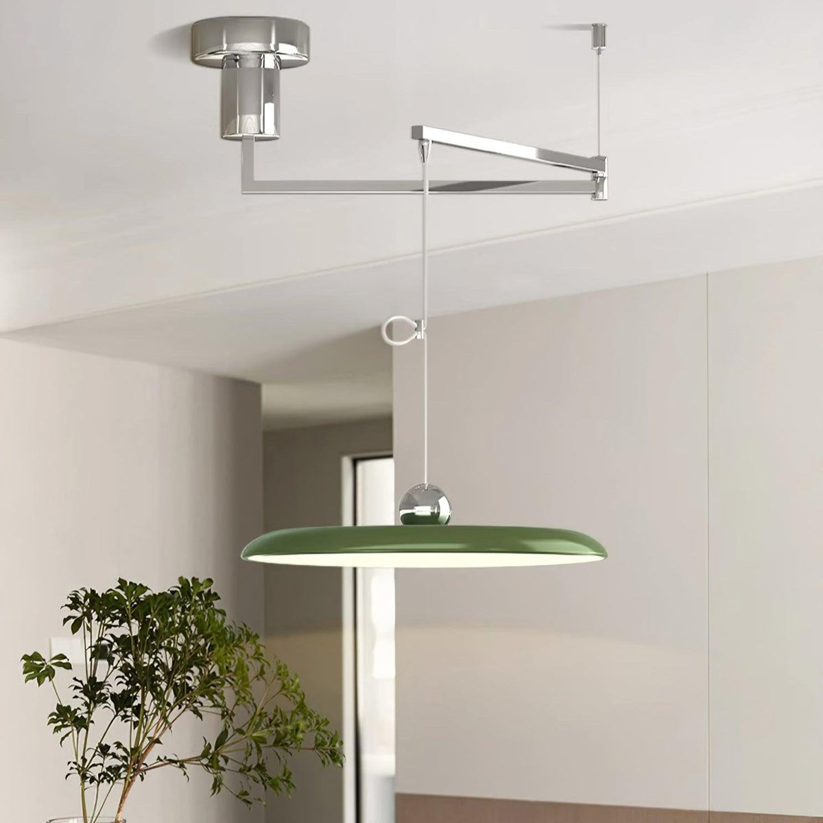 Pendant Light Adjustable Arm Morandi Style Modern