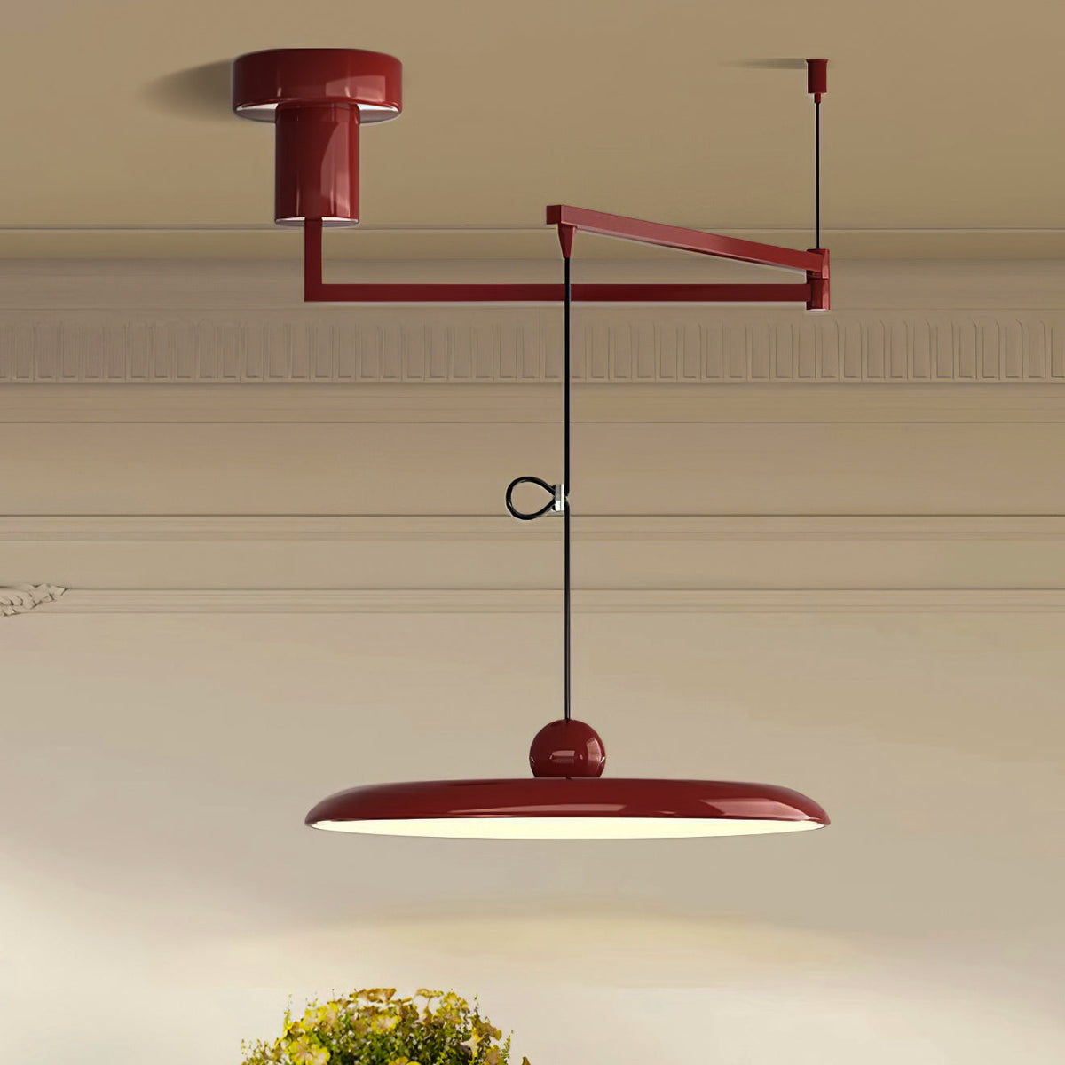 Pendant Light Adjustable Arm Morandi Style Modern