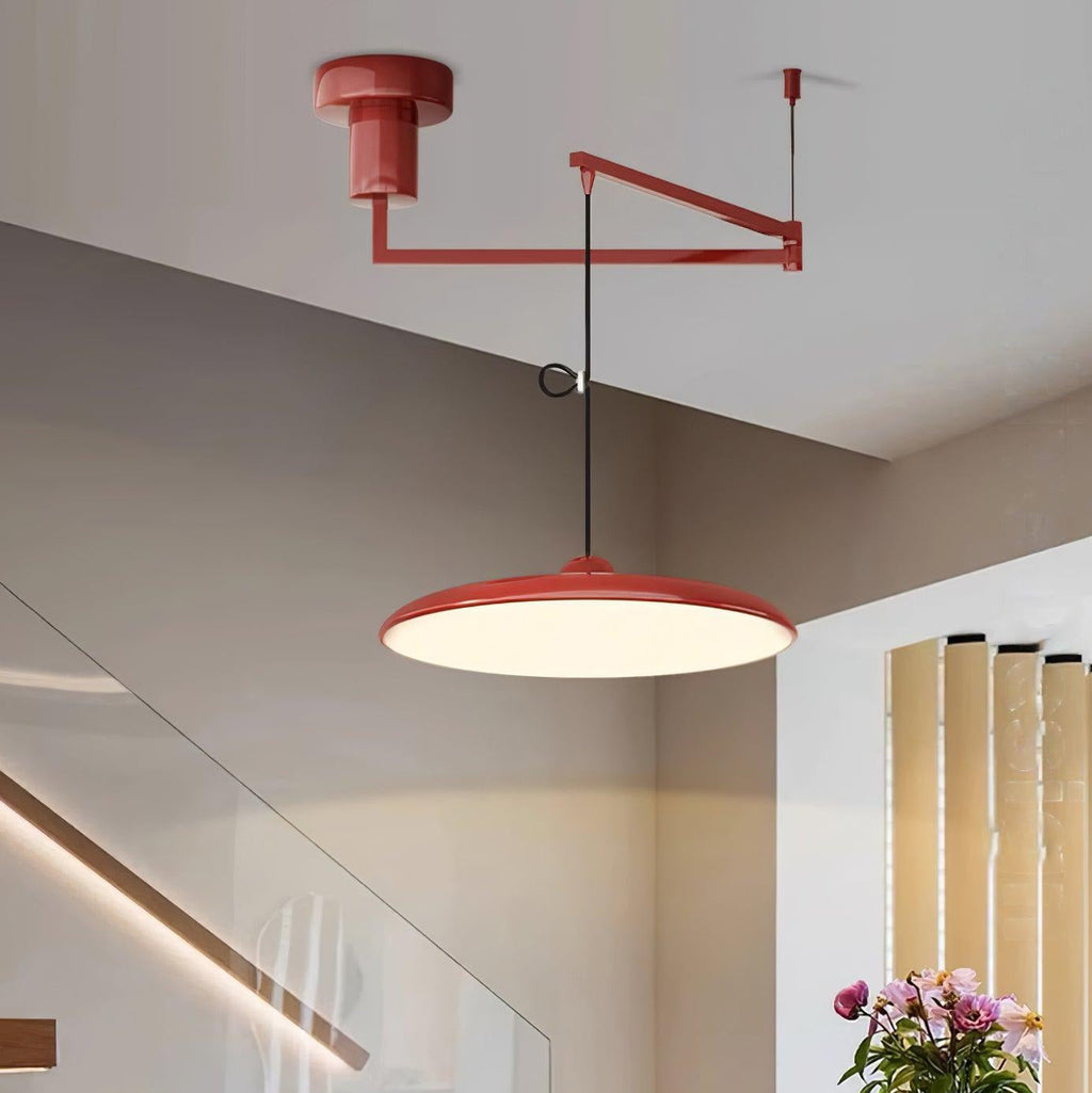 Pendant Light Adjustable Arm Morandi Style Modern