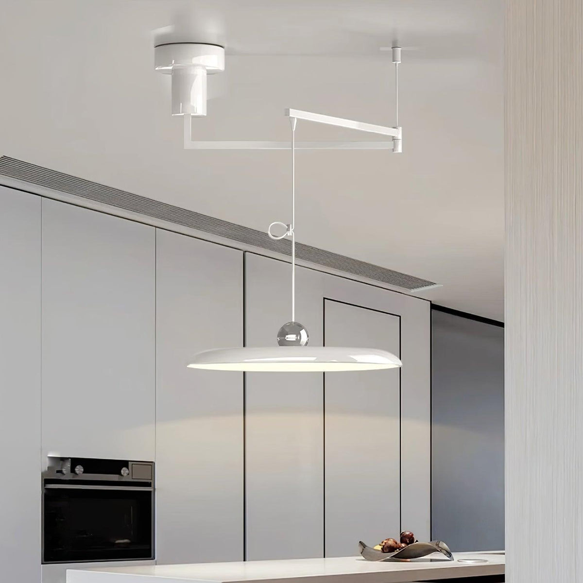 Pendant Light Adjustable Arm Morandi Style Modern