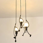 Pendant Light Humanoid Design Modern Metal Adjustable