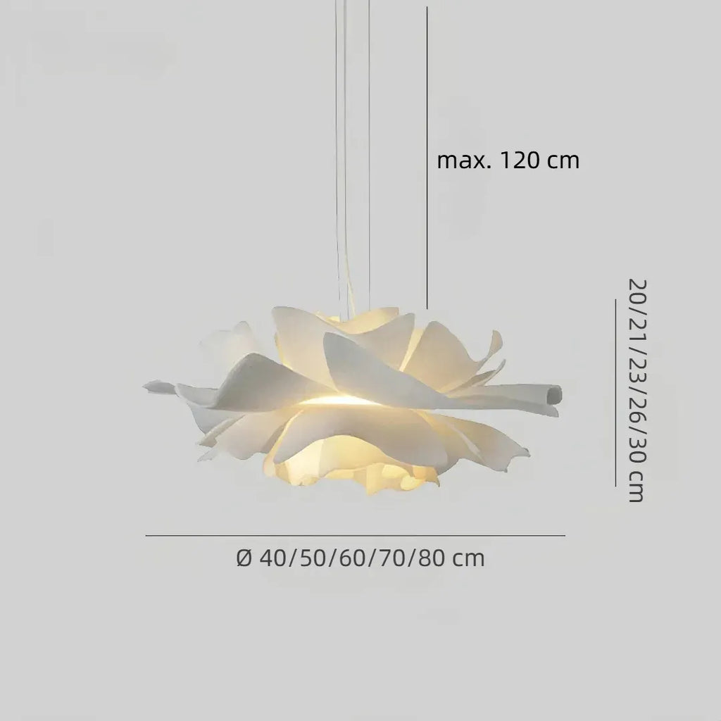 Flower Pendant Light Modern LED Dimmable Dining Living Room