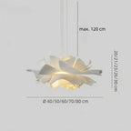 Flower Pendant Light Modern LED Dimmable Dining Living Room