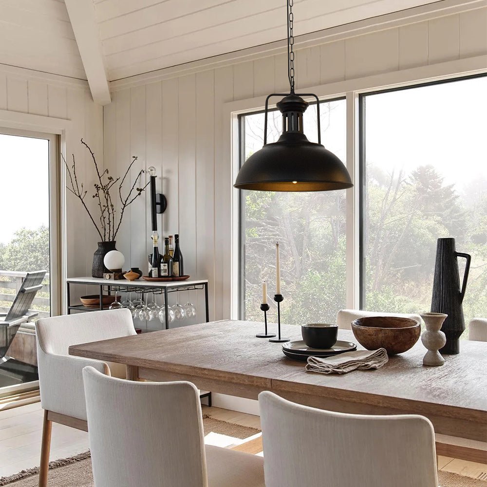 Industrial Dome Pendant Light for Kitchen Island