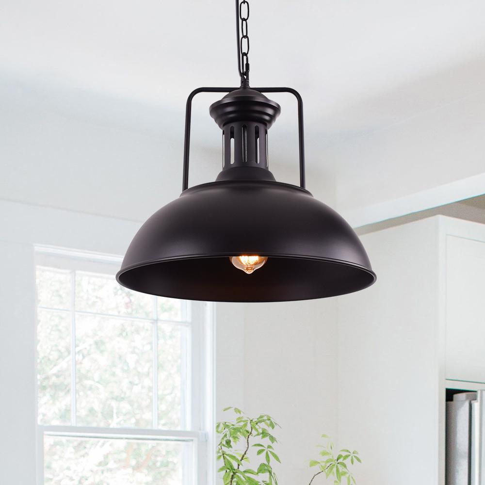 Industrial Dome Pendant Light for Kitchen Island
