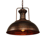 Industrial Dome Pendant Light for Kitchen Island