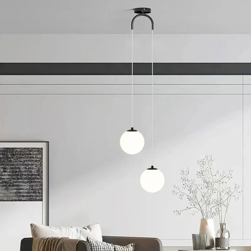 Pendant Light Glass LED Modern Nordic Design