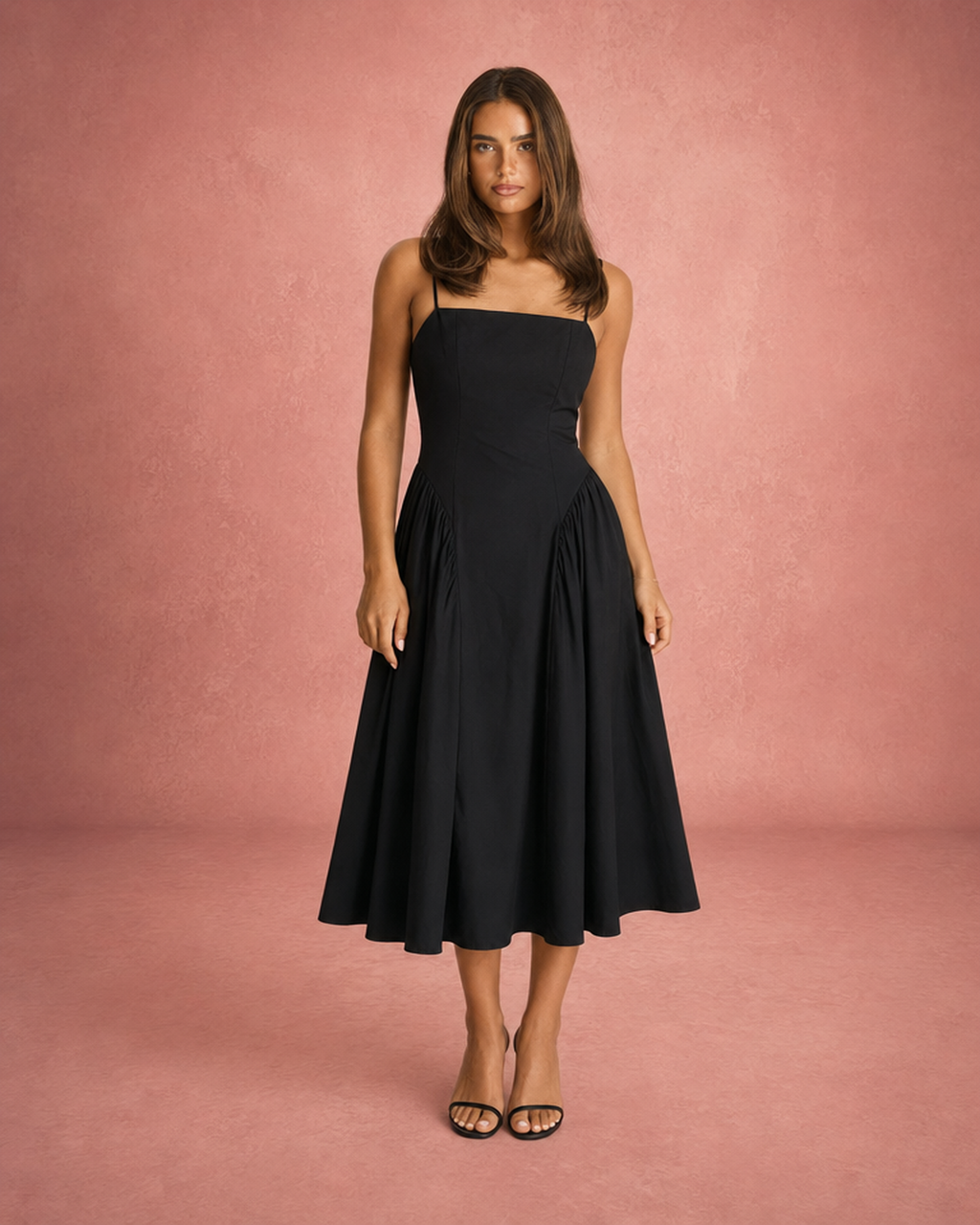 Flowing V-Neck Summer Maxi Dress