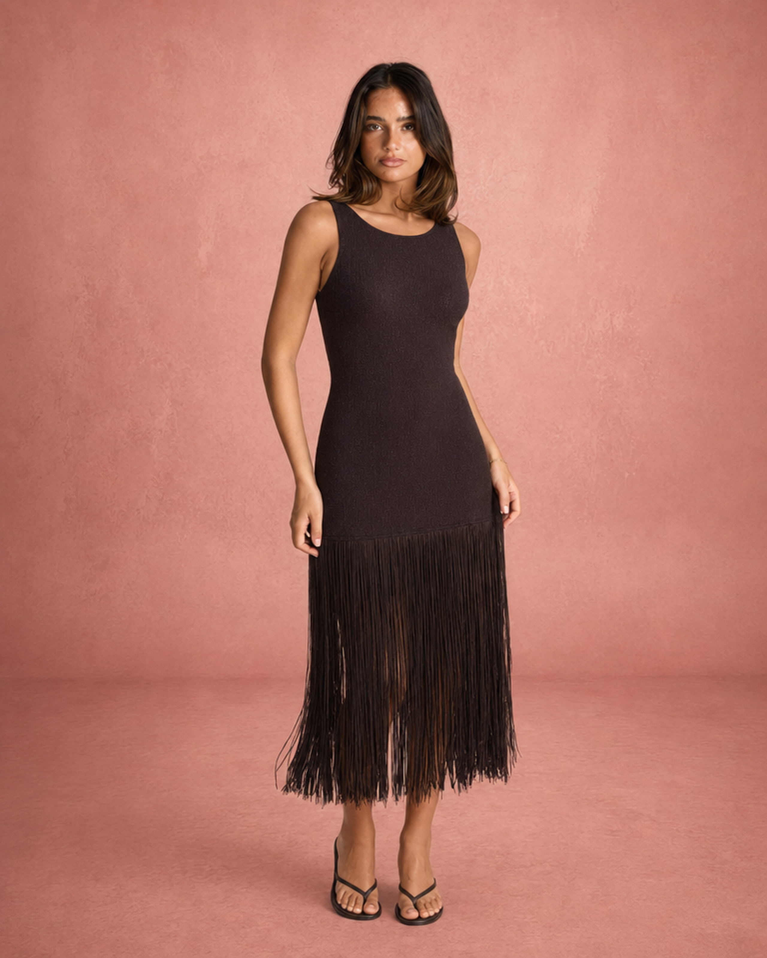 Sleeveless Sculpting Slim Fit Maxi Dress