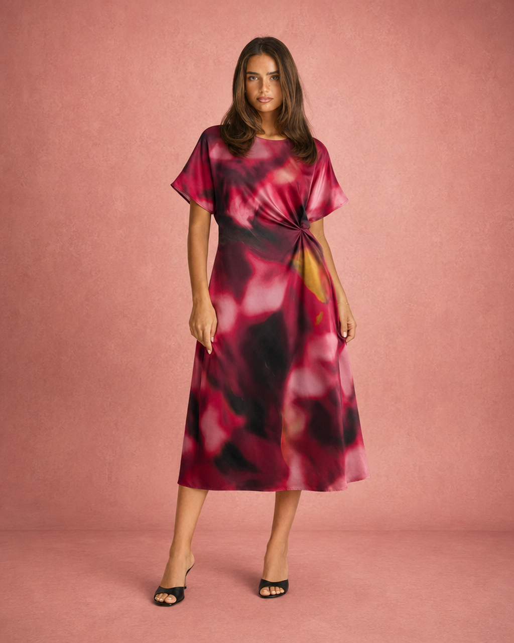 Printed Floral Flowing Maxi Dress