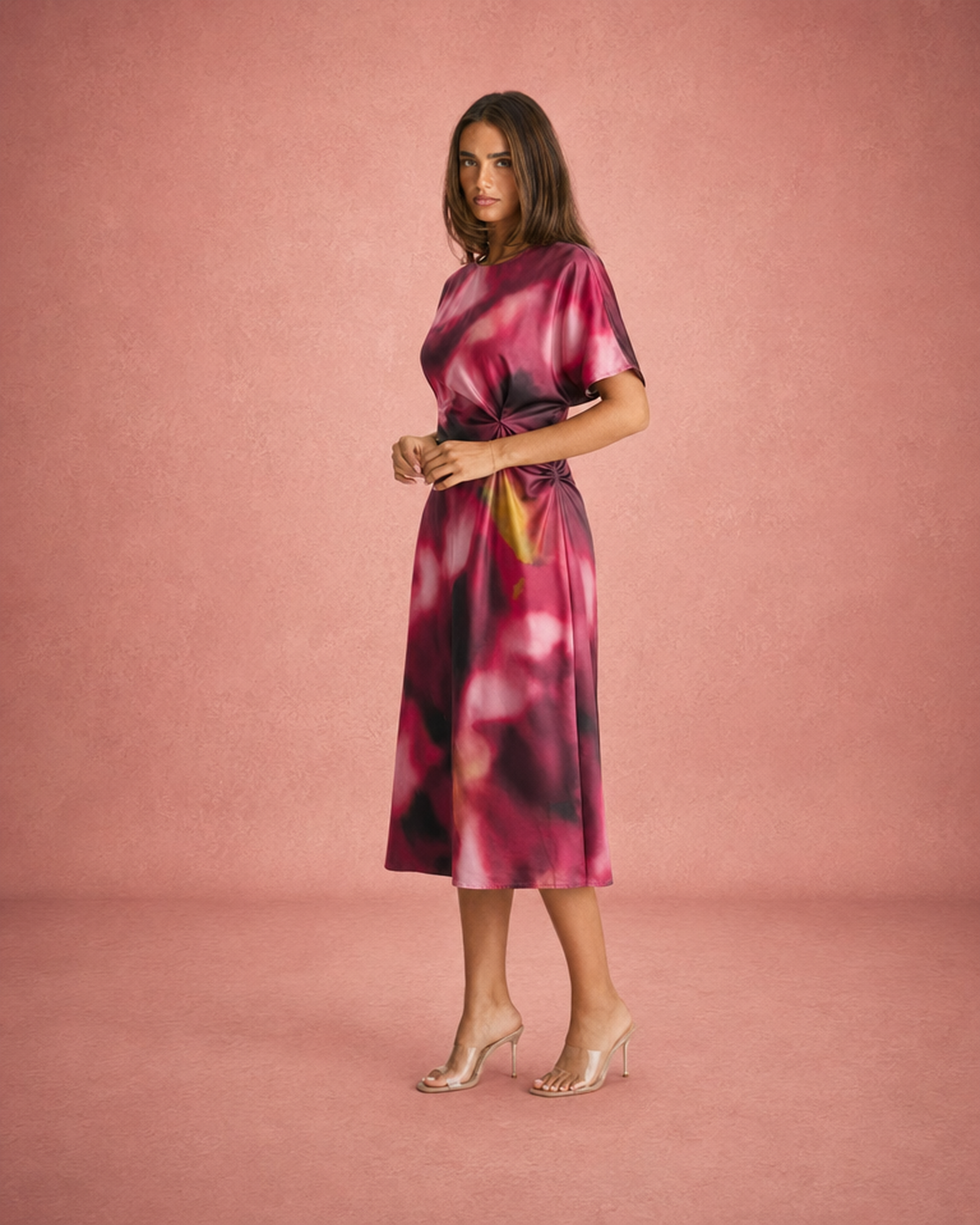 Printed Floral Flowing Maxi Dress